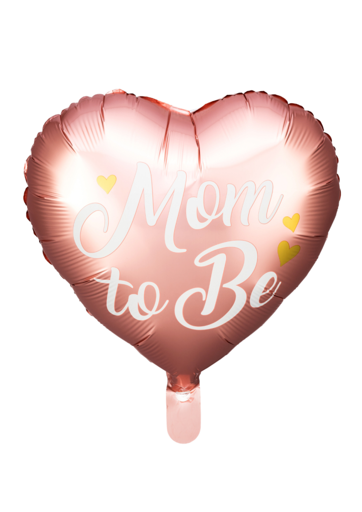 Balon serce Mom to Be różowe